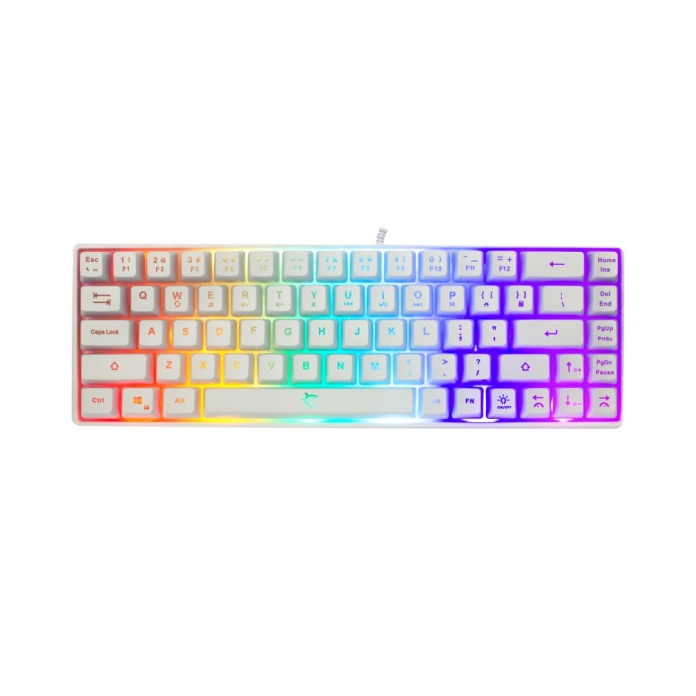 klawiatura gamingowa white shark ronin white